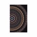 PLAKAT MANDALA S UZORKOM SUNCA U LJUBIČASTIM NIJANSAMA - FENG SHUI - PLAKATI