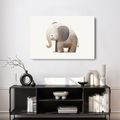 QUADRO SU TELA – ELEFANTE CARINO PER BAMBINI - QUADRI PER BAMBINI ANIMALI - STAMPE E QUADRI