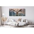 5-PIECE CANVAS PRINT EAGLE WITH SPREAD WINGS OVER THE MOUNTAINS - PICTURES OF ANIMALS{% if product.category.pathNames[0] != product.category.name %} - PICTURES{% endif %}