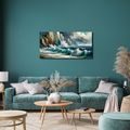 WANDBILD WILDE WELLEN - BILDER MEER UND STRAND - BILDER