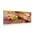 CANVAS PRINT JUICY BEEF STEAK - PICTURES OF FOOD AND DRINKS{% if product.category.pathNames[0] != product.category.name %} - PICTURES{% endif %}