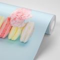 FOTOTAPET MACAROONS DELICIOASE - TAPET ALIMENTE ȘI BĂUTURI - TAPETURI