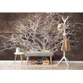 SELF ADHESIVE WALLPAPER TREE CROWN ON A WOODEN BASE - SELF-ADHESIVE WALLPAPERS - WALLPAPERS