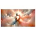 WANDBILD LIEBENDE IM HIMMLISCHEN GLANZ - BILDER MIT LIEBESMOTIVEN - BILDER