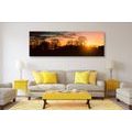 CANVAS PRINT BEAUTIFUL SUNSET - PICTURES OF NATURE AND LANDSCAPE - PICTURES