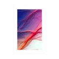 POSTER WITH MOUNT ABSTRACT WAVES FULL OF COLORS - ABSTRACT AND PATTERNED - POSTERS