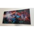 5-PIECE CANVAS PRINT ENDLESS GALAXY - PICTURES OF SPACE AND STARS - PICTURES