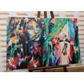 CANVAS PRINT OIL PAINTING WOMAN AND A HORSE - PICTURES OF PEOPLE - PICTURES