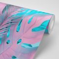 WALLPAPER PALM LEAVES IN UNUSUAL COLORS - WALLPAPERS NATURE - WALLPAPERS