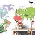 SELF ADHESIVE WALLPAPER MAP WITH LANDMARKS - SELF-ADHESIVE WALLPAPERS - WALLPAPERS