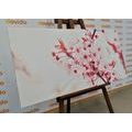 CANVAS PRINT PINK CHERRY BLOSSOMS - PICTURES FLOWERS - PICTURES