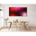 CANVAS PRINT MANDALA WITH A GALACTIC BACKGROUND - PICTURES FENG SHUI - PICTURES