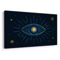 TABLEAU SUR TOILE – ŒIL MYSTIQUE DANS LES ÉTOILES - TABLEAUX PAR THÈME - TABLEAUX