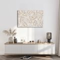 TABLEAU SUR TOILE – DÉLICATS PAPILLONS EN ARABESQUE - TABLEAUX PAPILLONS - TABLEAUX