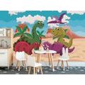 CARTA DA PARATI – MONDO DEI DINOSAURI - CARTA DA PARATI BAMBINI - CARTA DA PARATI