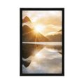 POSTER WUNDERSCHÖNER SONNENAUFGANG IN NEUSEELAND - NATUR - POSTER