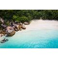 SELF ADHESIVE WALL MURAL COAST OF SEYCHELLES - SELF-ADHESIVE WALLPAPERS - WALLPAPERS