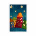 POSTER CRESCENT MOON OVER THE CITY - FOR CHILDREN - POSTERS