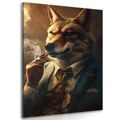 WANDBILD TIERISCHER GANGSTER WOLF - WANDBILDER TIERISCHE GANGSTER - BILDER