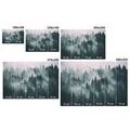 SELF ADHESIVE WALL MURAL WINTER LANDSCAPE IN BLACK AND WHITE - SELF-ADHESIVE WALLPAPERS - WALLPAPERS