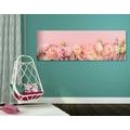CANVAS PRINT PASTEL BLOOMING FLOWERS - PICTURES FLOWERS - PICTURES