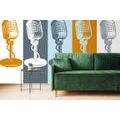 SELF ADHESIVE WALLPAPER WITH MICROPHONES FOR ARTISTS - SELF-ADHESIVE WALLPAPERS - WALLPAPERS