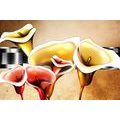 TABLOU FLORI CALLA LILLY ELEGANTE - TABLOURI ABSTRACTE - TABLOURI