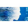 CANVAS PRINT ABSTRACT PROFILE OF A WOMAN - ABSTRACT PICTURES - PICTURES