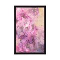 POSTER PINK BRANCH OF FLOWERS - FLOWERS - POSTERS