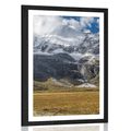 AFFICHE AVEC MONTURE PAYSAGE DE MONTAGNE MAJESTUEUX - NATURE - AFFICHES