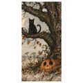 WANDBILD LEBENSBAUM IN GEHEIMNISVOLLER NACHT - HALLOWEEN- UND HORROR-BILDER - BILDER