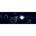 CANVAS PRINT METEORITES - PICTURES OF SPACE AND STARS - PICTURES