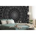 WALLPAPER DETAILED DECORATIVE MANDALA IN BLACK AND WHITE - WALLPAPERS FENG SHUI - WALLPAPERS