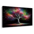 WANDBILD MAGISCHER LEBENSBAUM IN FARBEN - BILDER BÄUME DES LEBENS - BILDER