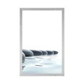 POSTER ZEN-STEINE IM FLUSS - FENG SHUI - POSTER