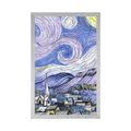 POSZTER REPRODUKCIÓ STARRY NIGHT - VINCENT VAN GOGH - ABSZTRAKT POSZTEREK - POSZTEREK