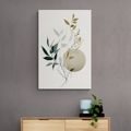 CANVAS PRINT PLANTS IN BOHO STYLE - PICTURES OF TREES AND LEAVES - PICTURES