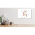 CANVAS PRINT MAGICAL UNICORN - CHILDRENS PICTURES - PICTURES