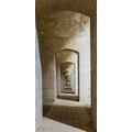 PHOTO WALLPAPER ON THE DOOR WITH A MOTIF OF A MYSTERIOUS CORRIDOR - WALLPAPERS{% if product.category.pathNames[0] != product.category.name %} - WALLPAPERS{% endif %}