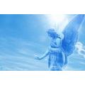 CANVAS PRINT BEAUTIFUL ANGEL IN THE SKY - PICTURES OF ANGELS - PICTURES