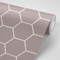 SAMOLEPIACA TAPETA MODERNÝ HEXAGÓN VZOR - SAMOLEPIACE TAPETY - TAPETY