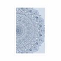 POSTER DETAILED MANDALA IN BLUE COLOR - FENG SHUI - POSTERS