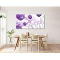 CANVAS PRINT FLOWERS WITH ABSTRACT ELEMENTS - ABSTRACT PICTURES{% if product.category.pathNames[0] != product.category.name %} - PICTURES{% endif %}