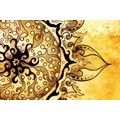 CANVAS PRINT MANDALA WITH A VINTAGE TOUCH - PICTURES FENG SHUI - PICTURES