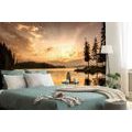 WALL MURAL REFLECTION IN A MOUNTAIN LAKE - WALLPAPERS NATURE - WALLPAPERS