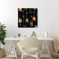 WANDBILD MUSIK IN DEN FARBEN DER NACHT - MUSIKBILDER - BILDER