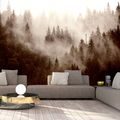 SELF ADHESIVE WALLPAPER FOGGY FOREST IN SEPIA DESIGN - SELF-ADHESIVE WALLPAPERS{% if kategorie.adresa_nazvy[0] != zbozi.kategorie.nazev %} - WALLPAPERS{% endif %}