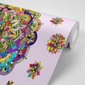 SELF ADHESIVE WALLPAPER MULTICOLORED MANDALA - SELF-ADHESIVE WALLPAPERS - WALLPAPERS