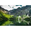 FOTOTAPETE SEEAUGE IM TATRA-GEBIRGE - TAPETEN MIT NATURMOTIVEN - TAPETEN