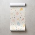 TAPÉTA PASZTELL TERRAZZO FORMÁK - TAPÉTÁK GYEREKEKNEK - TAPÉTÁK